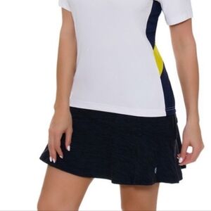 GG Blue Luxe Sport Space Dye Flounce Skort XXL